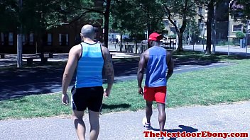 Preview 1 of Tube Cream Pie Mom - Amateur interracial jocks threeway fun