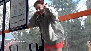 Preview 4 of My Wife Crazzy - Outdoor peeing and public nudity of pissing amateur redhead Isabel Dean roaming