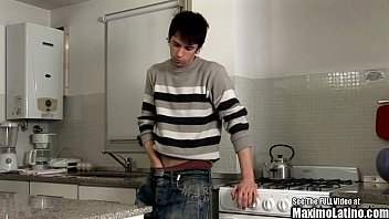 Preview 1 of Edmonton Escorts Getting Fucked7 - Hot Latin Cook Jacking Off In Kitchen