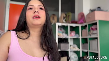 Preview 2 of Indian Mom Sleeping In Nighty - PutaLocura - La colombiana caliente Allison Black se corre con Torbe y traga su lefa