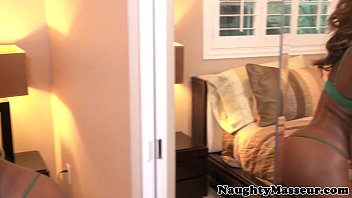 Preview 1 of Meya Kalafa - Massaged ebony Jasmine Webb nailed hard