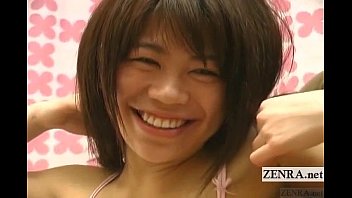 Preview 2 of Exxxtra Smill Com - Subtitled bizarre CFNM amateur Japanese armpit handjob