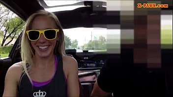 Preview 1 of Juno Main - Blonde bimbo pawns her pussy and pounded by perv pawnkeeper