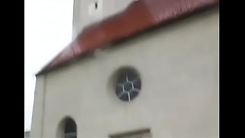 Preview 2 of Johni Huge Sex - big boobs slut masturbate in church