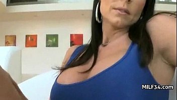 Preview 1 of Pancuri Hot - Horny big tit blonde milf nails a stud