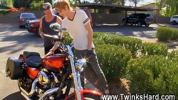 Preview 1 of Greek Celebrity Anal - Twink movie Hippie guy Preston Andrews can&#039_t help but admire the lump