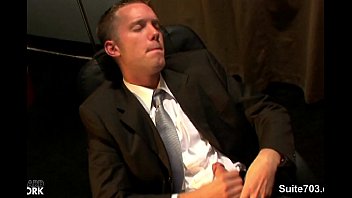Preview 2 of Dont No Sex - Elegant Sean Preston wanking his large cock at work