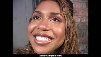 Preview 2 of Sany Paking - Sexy Wild Lady Deepthroats At Gloryhole 11