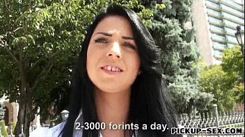Preview 1 of Xxxnvideos Download - Eurobabe flashes her boobs and screwed for a chunk of money