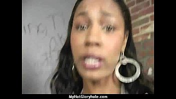 Preview 2 of Reallifecam Sex Masha Sasha - Horny Lady Enjoys Gloryhole Cocksucking Interracial 26