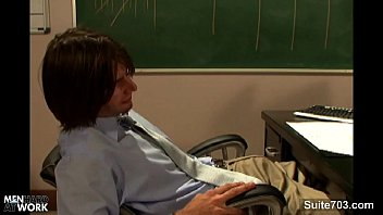 Preview 1 of Beverly Hills Vs Rico Strong - Sexy gays banging in the office
