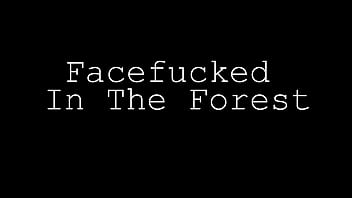 Preview 1 of Tarchar Sex Video - Alice Merchesi Facefucked In The Forest