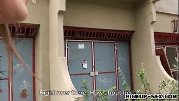 Preview 1 of Little People Ebony - Hot amateur blonde Czech girl Melanie drilled for money