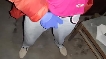 Preview 2 of Biutiful Shower - Before robbing a house,  we decided to jerk off with gloves on so as not to leave traces (role play) - Girls fly orgasm