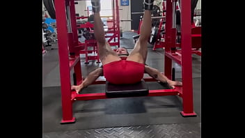 Preview 3 of Xcn Video Com - Workin on that flexibility at the gym today  gonna get that shot!! Thought about you TheTweetOfMC