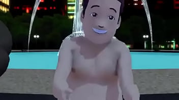 Preview 1 of Block Girl Puse Crem - japanese 3D gay dance