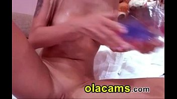 Preview 2 of Baby By Dogs - Teen blonde anal dildo and squirting on cam