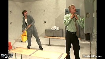 Preview 1 of Boobs Squeezed Force - Lustful gays fuck in the office