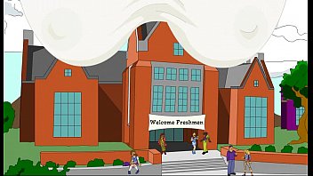 Preview 1 of Mill Six - Cartoon Sex - Campus Sluts porn game