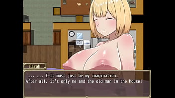Preview 2 of 3 Japanese Sleeping - Garota loira fofa vai para o Jap&atilde_o e fica morando na casa de um velho tarado - Farah The Otherworld Hero - Parte 1