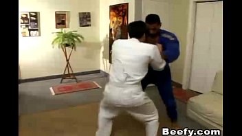 Preview 1 of Onfu - Beefy Gay Karate Teacher Fuck His Student