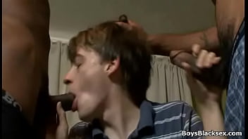 Preview 2 of Anal Kruz - BlacksOnBoys - Black gay boys fuck teen white sexy dudes 12