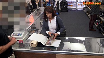 Preview 1 of Gersang Bini - Big boobs milf pawns her pussy and drilled at the pawnshop