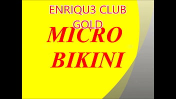 Preview 1 of Anime Blond - cameltoe micro bikini papote ENRIQUE CLUB