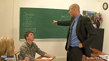 Preview 1 of Sex With Husband Friends - Hot gays fucking in classroom