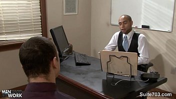 Preview 1 of Small Taid Pusy - Lustful gay gets nailed and cummed in the office