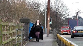 Preview 3 of Gaga Jamuna - Emmas bbw flashing and amateur public nudity of masturbating girl next door solo