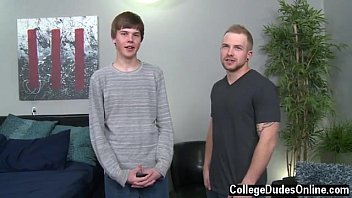 Preview 1 of Blindfolded Sucking Bbc - Hardcore gay Cole Gartner Fucks Tommy White