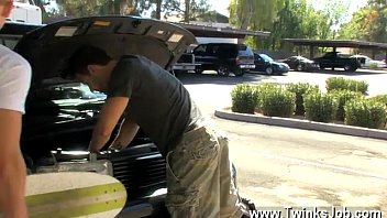 Preview 1 of Xxx Trojkat - Hot gay sex After these 2 get inside,  they kiss and exchange oral