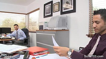 Preview 1 of Pantat Budak Tahun - Sexy gay gets ass banged in the office