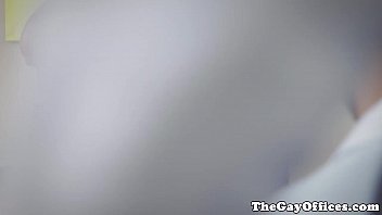 Preview 2 of Cfnm Wet - Muscular gaysex boss fucking his employee