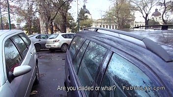 Preview 2 of Candy Monroe Sex - Rissian babe fucked in public for cash