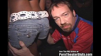 Preview 2 of Iza Penang - Fit Black Chick Ravaged in Porno Theater