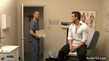 Preview 1 of Cougat And Stepson - Hot gay gets ass inspected by doctor