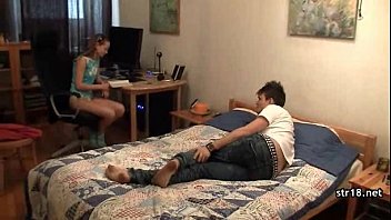 Preview 1 of Nude Exam Korean Kenyan - Bang my hot 18 year old pussy