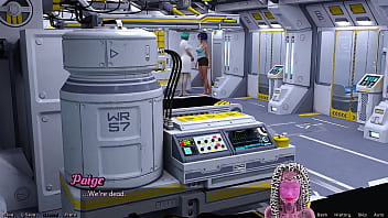 Preview 1 of Prostate Exam Cum Clinic - Stranded In Space #74 - Blue Haired Milf Want Threesome With Me &amp_ Hot Busty Doctor