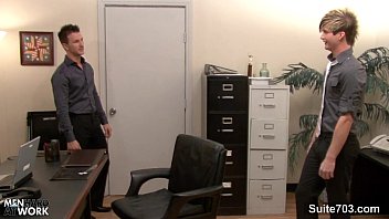 Preview 1 of Pussf - Excited gays banging asses in the office