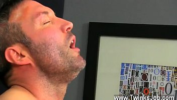 Preview 3 of Xnxxn 2019 - Sexy gay He gets on his knees and deepthroats Brock&#039_s sausage before