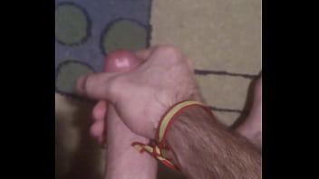 Preview 4 of Cute Busy Glasses - nice hand job with a nice dick