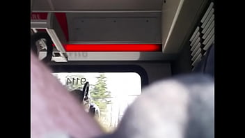 Preview 2 of Mum Catches Son Masturbating - Playing with my cock on a bus. pt3 and