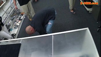 Preview 1 of Russian Money Girls - Hot brunette wife fucked in the backroom to earn extra money
