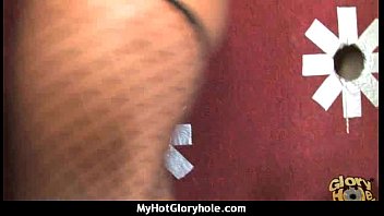 Preview 2 of Sex Comixxx - Ebony backs her booty all the way to the gloryhole 15