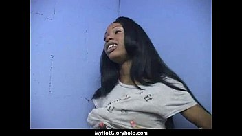 Preview 1 of Kee Kee T - Ebony backs her booty all the way to the gloryhole 27