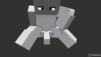 Preview 2 of Sex Loam Luan Phien Ban Moi - Minecraft base tries to suck his own dick (animation)