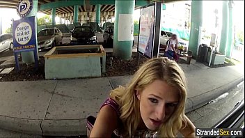 Preview 1 of Alita Sexmovie - Teen Dixie Belle fucks a friend in a public restroom
