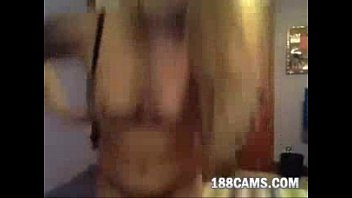 Preview 2 of Helena Her First Gangbang - Skypecall blond 2